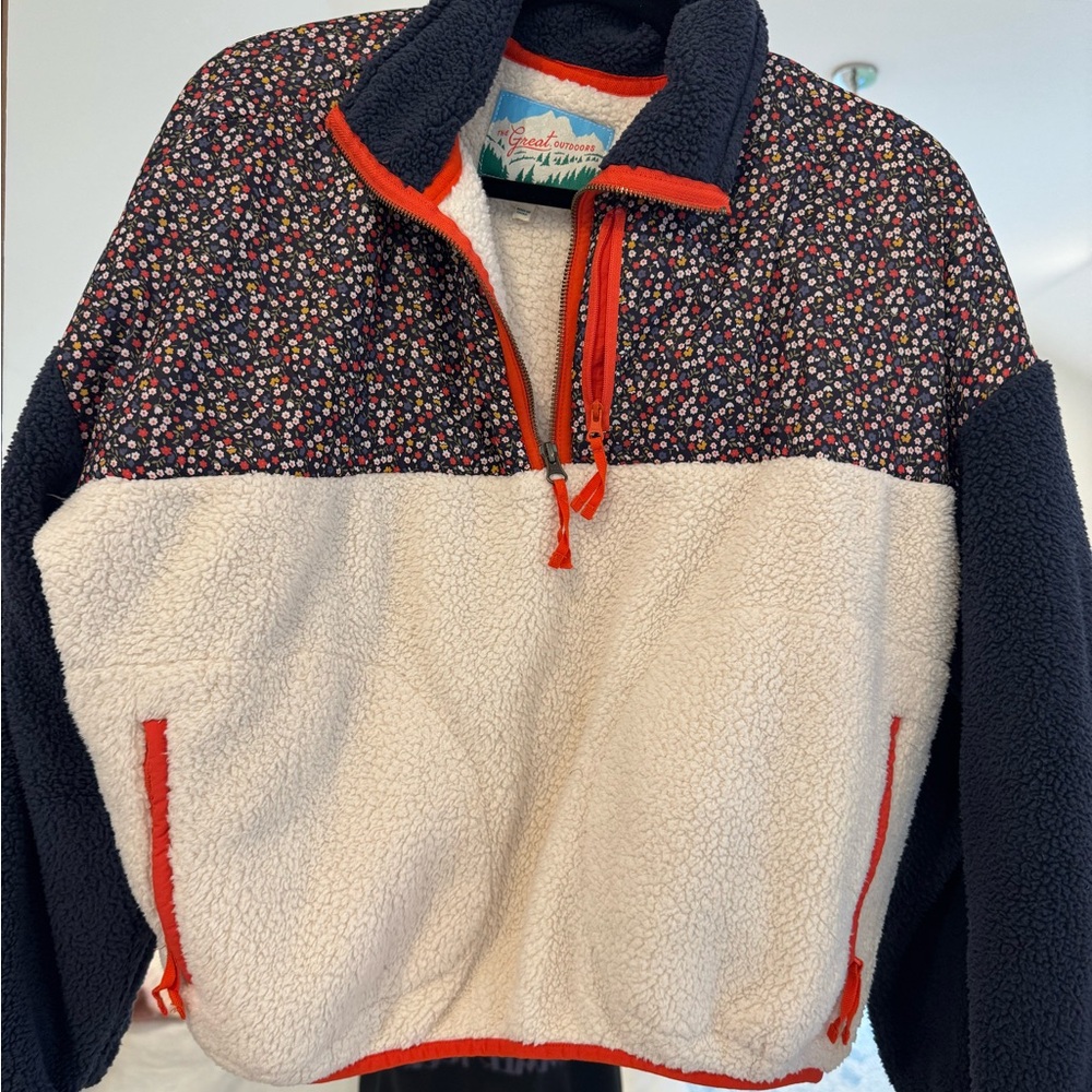 The Great Pullover Floral Fleece